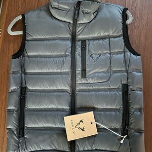 Kids Gray Puffer Vest